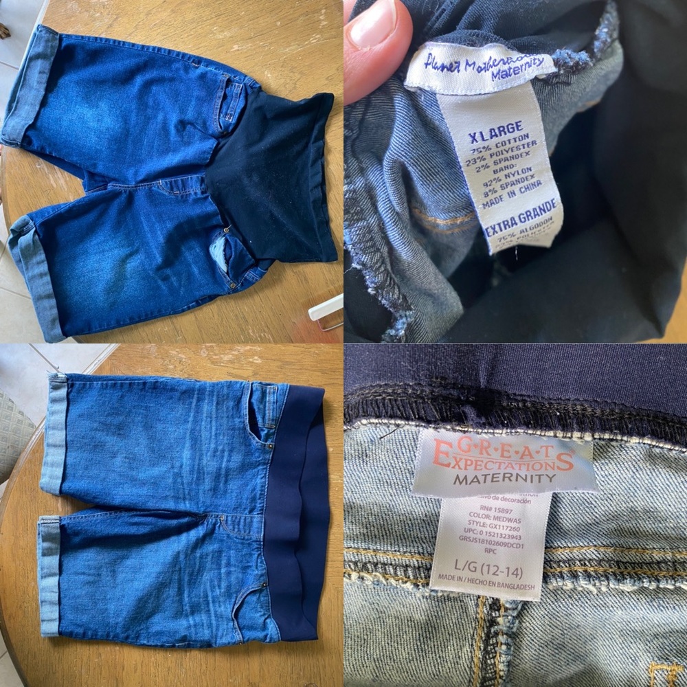 Bundled Maternity Shorts l/xl